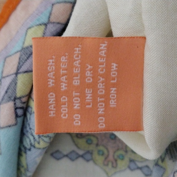 Peachpuff USA Bohemian Kaftan Boxy Tunic Top Medium Lounge Resortwear Flowy - Picture 13 of 13